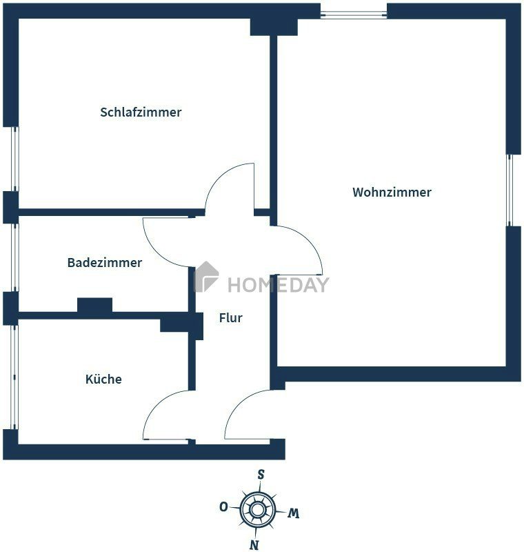 Behagliches Wohnen unter dem Dach – hell geschnittene Zwei-Zimmer-Wohnung mit EBK in gepflegter Lage